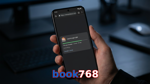 Main screen of Book768 apk page for PK players