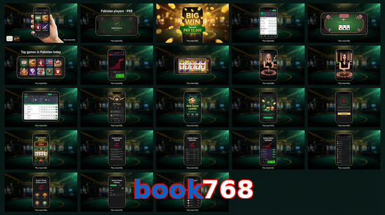 Main screen of Book768 bet page for PK players